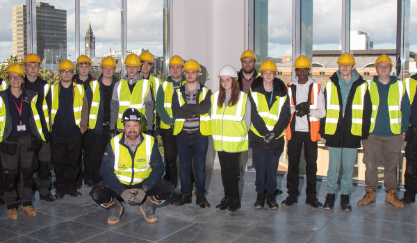 Centre Square visit for teenage joiners and plumbers 